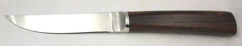 4.5 inch Kitchen Utility Knife with Cobalt Blade and Cocobolo Handle.