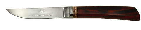 4 inch Steak Knife with 'Monterey Jet Center' Etching.